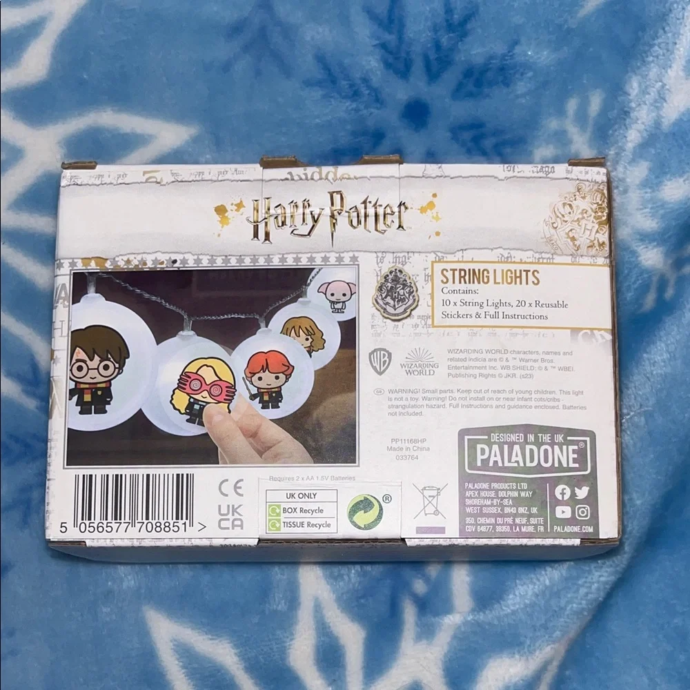 NEW Harry Potter Wizarding World String Lights with reusable stickers!